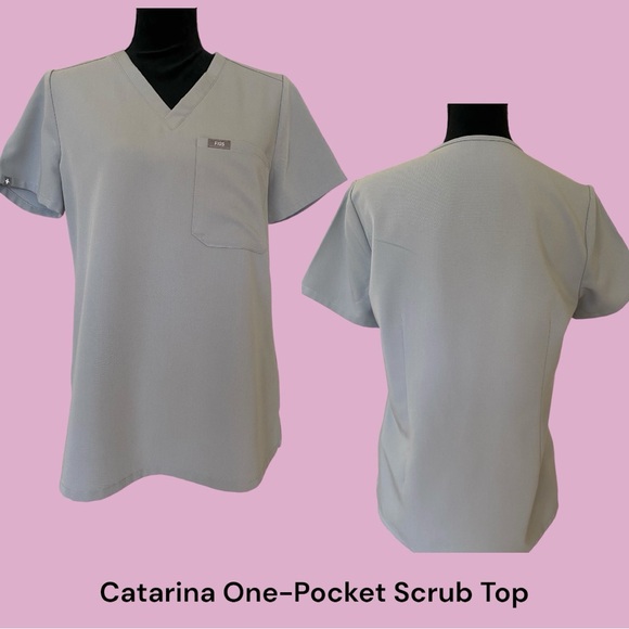 Figs Women’s Catarina One-Pocket Scrub Top Size Small - Picture 2 of 3